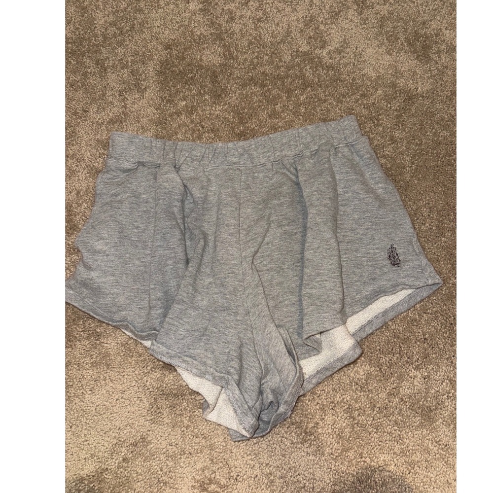 Free People FP Movement Shorts Womens Medium Grey Excellent French Terry